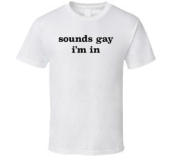 Sounds Gay I'm In Funny T Shirt
