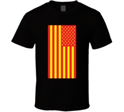 Asian American Big Flag T Shirt