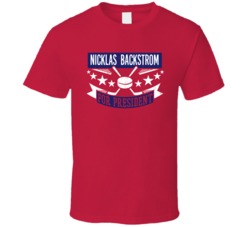 Nicklas Backstrom For President T Shirt