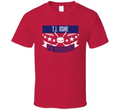 Tj Oshie For President T Shirt