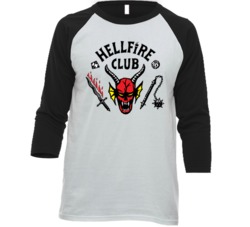 Hellfire Club Baseball Raglan T Shirt