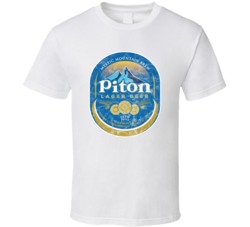 Piton Beer St Lucia Worn Look T Shirt