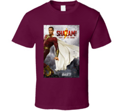 Shazam Fury Of The Gods Promo T Shirt