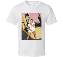 Mike Tyson Yellow Lambo Worn Look T Shirt