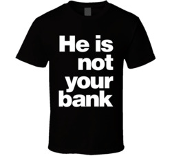 He Is Not Your Bank Israel Adesanya T Shirt