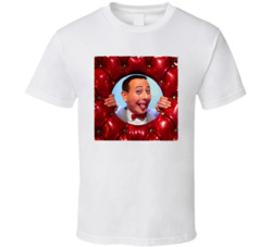 Pee Wee Herman Red Glitter T Shirt