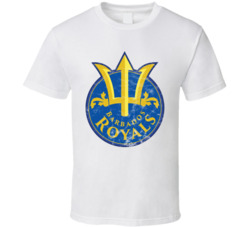 Barbados Royals Cpl Distressed Look T Shirt