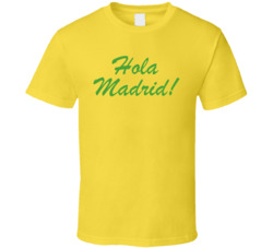 Hola Madrid Beef T Shirt