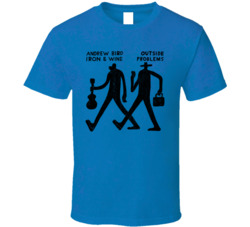Andrew Bird Iron Wine Outside Problems T Shirt