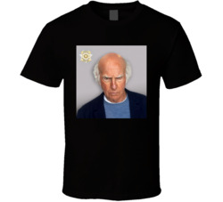 Larry David Mugshot Curb Your Enthusiasm T Shirt