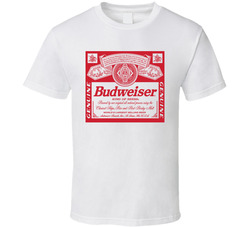 Budweiser Label T Shirt