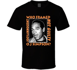 Who Framed Oj Simpson T Shirt