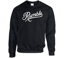 Rumble Johnson Worn Look Crewneck Sweatshirt Crewneck Sweatshirt