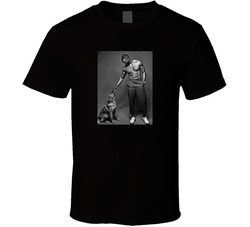 Aldis Hodge With Dog T Shirt