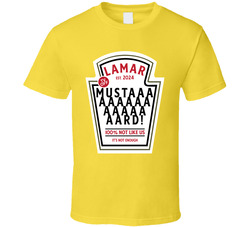 Lamar Mustard T Shirt