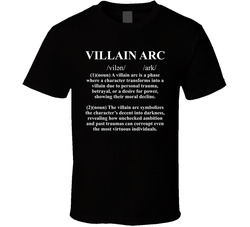 Villain Arc Anime Fan Definition T Shirt