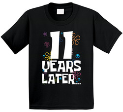 11 Years Later Birthday Kids T Shirt