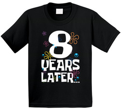 8 Years Later Birthday Kids T Shirt