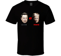 Trump Elon Alein Vs Predator T Shirt