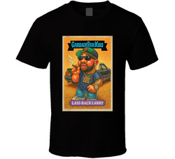 Larry June Laid Back Garbage Pail Kids T Shirt