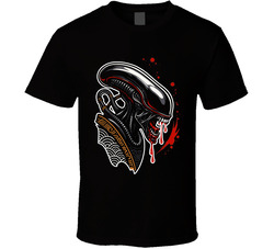 Xenomorph Scifi Science Fiction Fan T Shirt