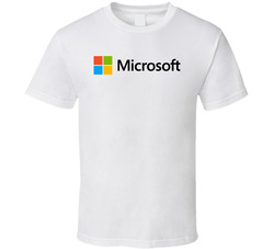 Microsoft Logo Geek Computer Science Software T Shirt