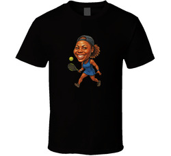 Taylor Townsend Big Head Caricature Tennis Fan T Shirt