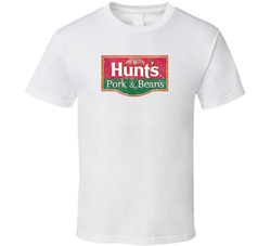 Hunts Pork Beans Foodie Food Fan Worn Look T Shirt