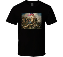Lady Liberty Leading Our People Revolution T Shirt