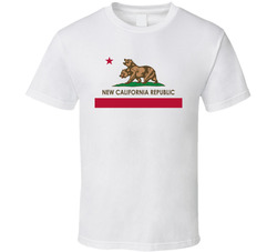 New California Republic Flag T Shirt
