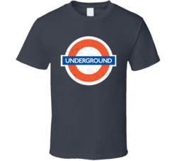 London Underground Distressed T Shirt