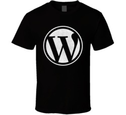 WordPress Logo Distressed T Shirt
