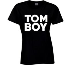 Tom Boy Black T Shirt