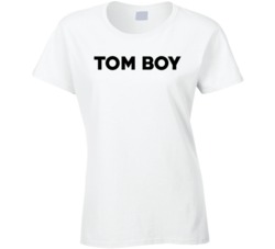 Tom Boy White T Shirt