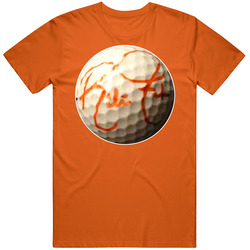 Golf Rickie Fowler Golf Ball Autograph T Shirt