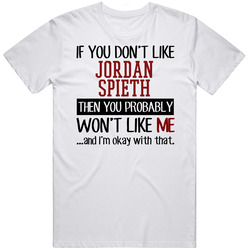 If You Don't Like You Jordan Spieth Won't Like Me Funny Golf Fan T Shirt