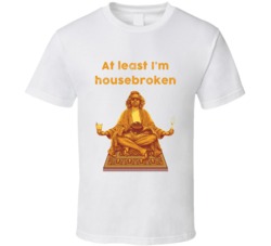 The Big Lebowski The Dude On The Rug At Least I'm Housebroken Quote T Shirt 33218842