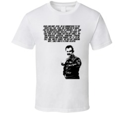Talladega Nights Cal Silhouette Dear Lord Baby Jesus Quote T Shirt 33231936