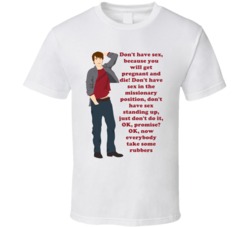 Don't Have Sex In The Missionary Position, Don't Have Sex Standing Up, Just Don't Do It Aaron Samuels Mean Girls T Shirt 33424431