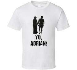 Rocky Balboa Yo, Adrian! Adrian And Rocky Movie Quote T Shirt 33533563