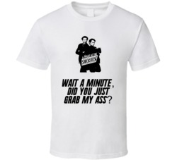 A Night At The Roxbury Silhouette Wait A Minute, Did You Just Grab My Ass Quote Fan T Shirt 34253709