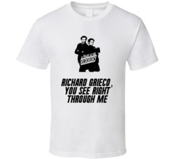A Night At The Roxbury Silhouette Richard Grieco, You See Right Through Me Quote Fan T Shirt 34253724