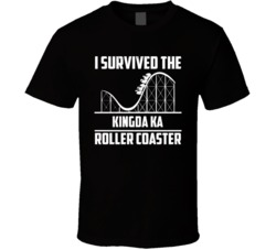 I Survived The Kingda Ka Roller Coaster Fan T Shirt 34440659