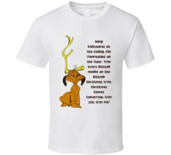 Trim Every Blessed Needle On The Blessed Christmas Tree The Grinch Max Movie Quote T Shirt 35110599