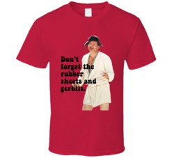 Rubber Sheets And Gerbils National Lampoons Christmas Vacation Quote Eddie T Shirt 35152068