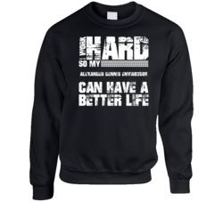 I Work Hard So My Alexander Dennis Enviro350h Can Have Better Life Car Lover Crewneck Sweatshirt 35385452