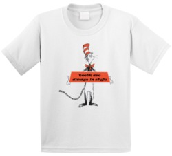 Teeth Are Always In Style Dr Seuss Quote Kids T Shirt 35932824