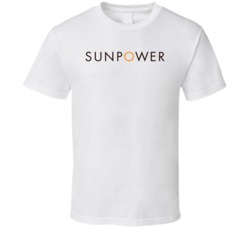 Sunpower Corporation Nasdaq Company Logo Employee Fan T Shirt 36330951