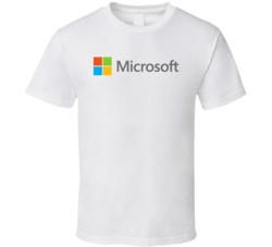 Microsoft Corporation Nasdaq Company Logo Employee Fan T Shirt 36330962