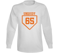 Jose Urquidy #65 Home Plate Houston Baseball Player Fan Long Sleeve 36527839